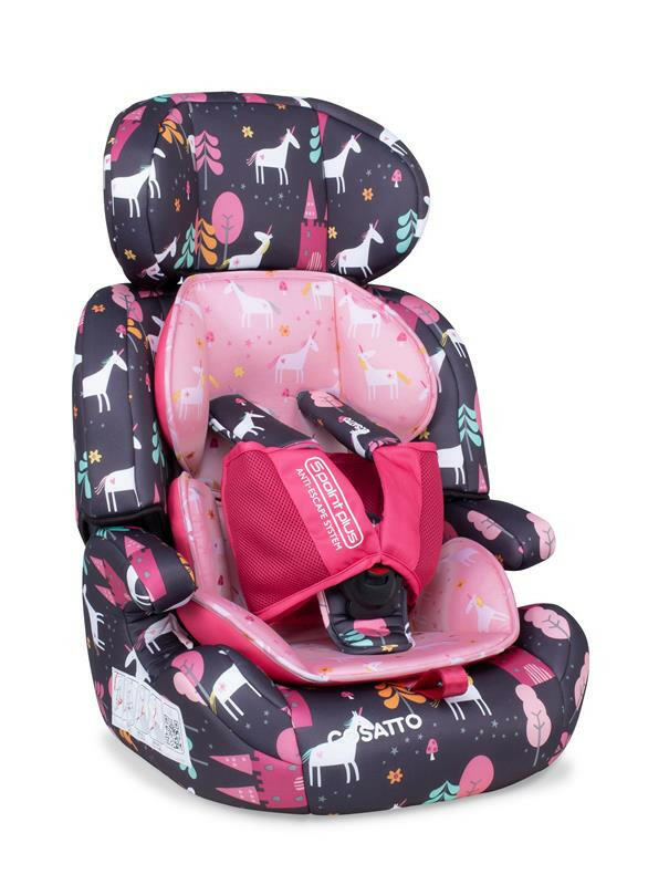 Zoomi Group 123 Anti-Escape Car Seat Unicorn Land.