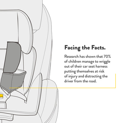 All in All Rotate 360 i-Size Car Seat Charcoal Mister Fox.