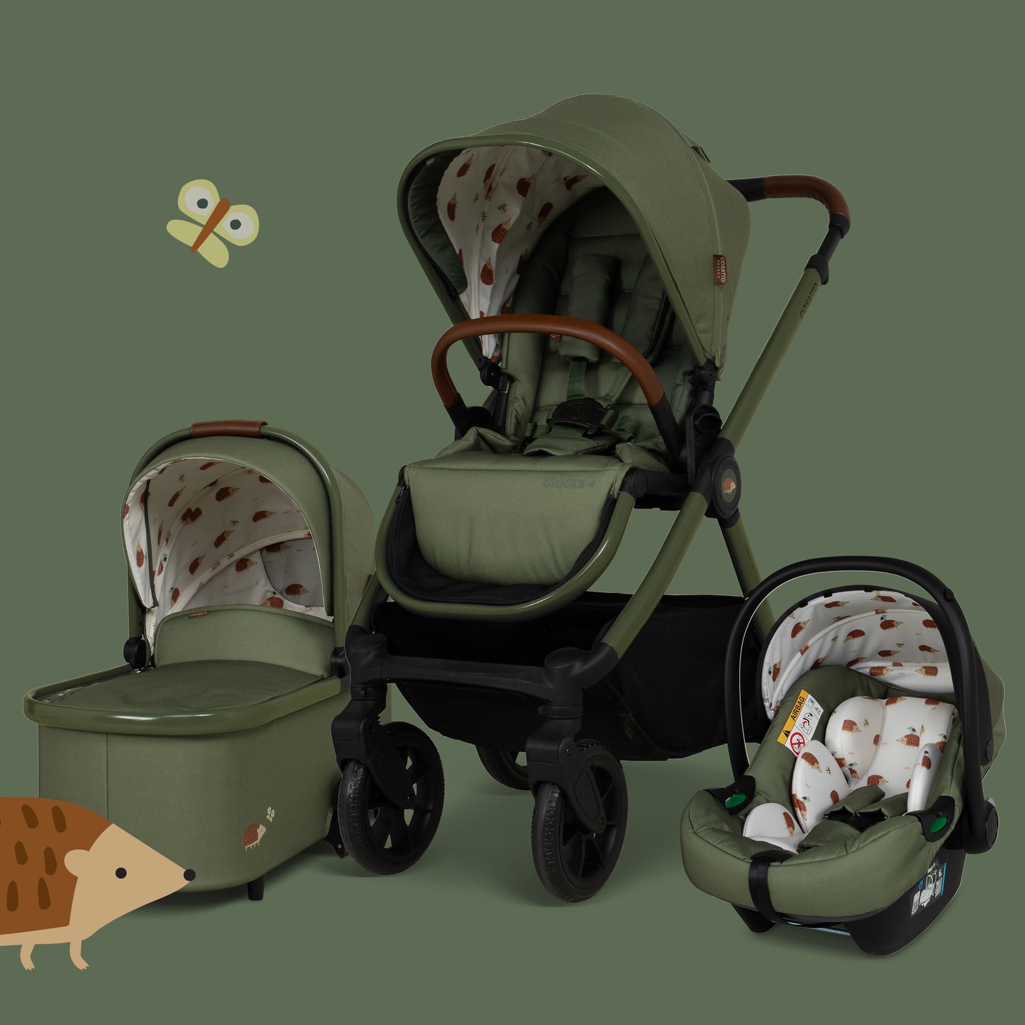 Giggle 4 Car Seat Bundle Hoglet
